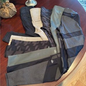 5 Alo yoga and athleta tights/leggings/athleisure fit xs-small only $55